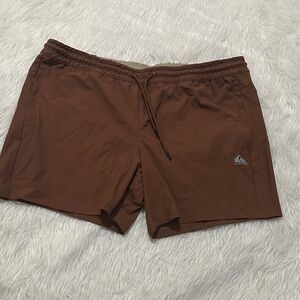 Quiksilver Brown Athletic Shorts